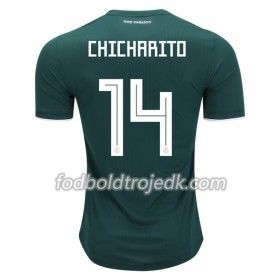 Mexico VM 2018 Chicharito 14 Hjemme - Fodboldtrøjer(S/S)